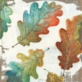 thumbnail image 3 of Tava Studios 12x12 Black Modern Framed Museum Art Print Titled - Fall Leaves II, 3 of 5