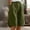 *Army Green, variant on ClodeEU Women's Linen Blend Elastic Waist Knee Length Shorts,Solid Color Casual Bermuda Pants Dark Blue,Womens Plus S