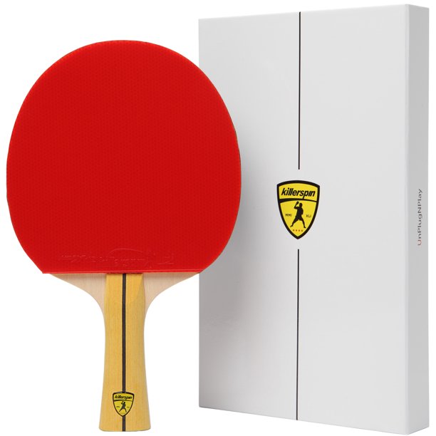Killerspin JET400 SMASH N1 Intermediate Table Tennis Paddle, Red
