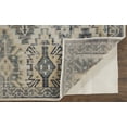 thumbnail image 3 of 2' X 3' Green Blue And Ivory Abstract Power Loom Distressed Stain Resistant Area Rug, 3 of 8