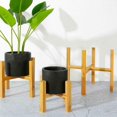 thumbnail image 6 of Wooden Shelf Rack Stand Plant Flower Pot Holder Wood Home Garden Display Tool, 6 of 9