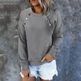 thumbnail image 2 of Vedolay Clothes for Women 2023 Pullover Tops Sweaters Casual Comfy Fall Fashion Outfits Clothes 2023 Gray,S, 2 of 5