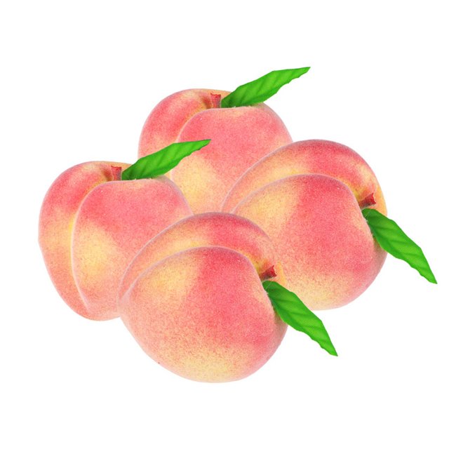 Simulación Melocotones Espuma Melocotones Decoración Fruta Falsa Para La Decoración Del Hogar 4Pcs Serendint HA029327-00