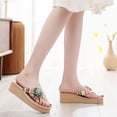 thumbnail image 5 of ibiyuan Flip Flops Women Thong Sandals Non- Tpr Sole Slippers with Arch Support for Women Casual Orthofeet Shoes for Women, 5 of 6