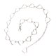 thumbnail image 4 of Cadena de cintura estilo punk, cadena decorativa para pantalones, cadena de cintura hueca plateada, 1 ud., 4 of 7