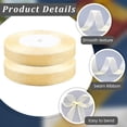 2Roll Nylon Ribbon for Gift Packaging White 5/8 inch(15mm) about 49.21 ...