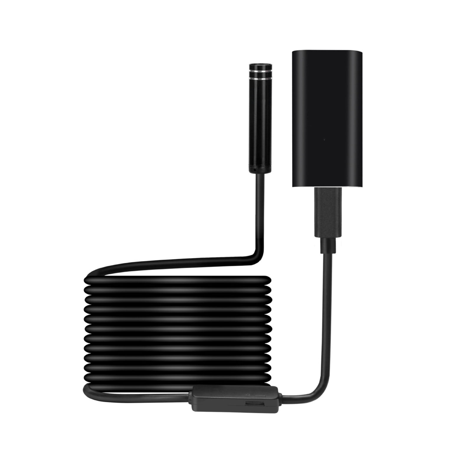 Endoscope Camera with Light for iPhone and Android, 3.3ft Semi-Rigid Snake Camera, 1200P Borescope with 8 Adjustable LED Lights, 8mm Diameter IP68 Waterproof Endoscope