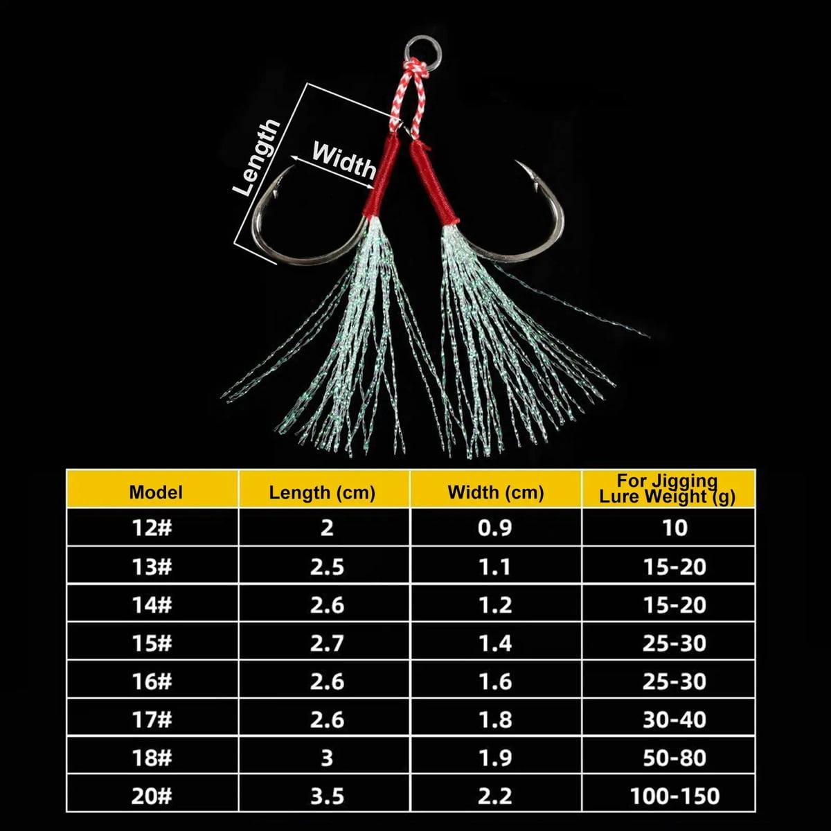 1 piece of barbed carp hook