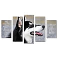 thumbnail image 1 of Cuadro decorativo para veterinarios Cuadros Abigail consultorio doctor perros husky animales minimalista moderno elegante juego de 5 piezas, 1 of 3