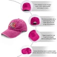 thumbnail image 5 of Cup26 Hats U.S.A CAN MEX 2026 Host Country Soccer Hat for Mens Fashion Washed Pink, 5 of 7