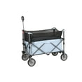 thumbnail image 4 of Ozark Trail Adult Height Adjustable Quad Fold Camping Cart Wagon, Blue, 4 of 6
