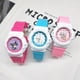 thumbnail image 2 of Reloj con correa de silicona para niños con bonitos dibujos de alta calidad, reloj de cuarzo rosa Hello Kitty Kuromi para regalo para niñas, 2 of 4