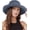Bowler-mix Blue, variant on 2XL XL L M S Kettle Brim Sun Hat,Women's Adjustable Fit Wide Brim UPF 50+ Beach Hat,Lightweight Summer Hat for Travel