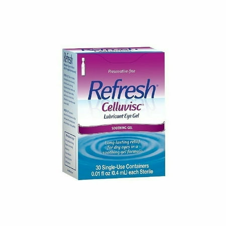Refresh Celluvisc Eye Soothing Drops Long Lasting Relief 30 Ct 2 Pack