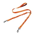 thumbnail image 2 of Cififendec Dual Dog Shock Absorbing Leash, 4.92ft, Reflective Bungee Two Way Splitter Walking Rope for Two Dogs Outdoor Hiking Training, 2 of 5
