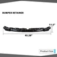thumbnail image 4 of CROSSDESIGN Front Upper Bumper Retainer Fit for 2019-2022 Nissan Altima, 4 of 9