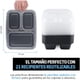 thumbnail image 2 of Pack 15 Piezas Contenedores de Alimentos Reutilizable Ximxi con División 3 Compartimentos 32 Onzas, 2 of 3