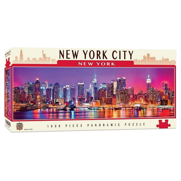 Rompecabezas MasterPieces Cityscape Panoramics 1000 piezas
