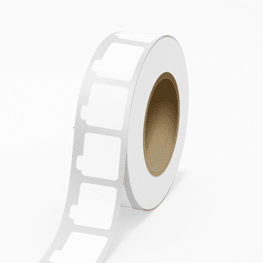 JAM Paper Standard Label Rolls, Lip Balm, 2 1/8 x 2 1/8, White Film, 125 Labels/Roll