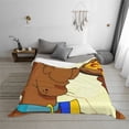 thumbnail image 3 of Lsque Scooby-Doo Print Flannel Throw Blanket, Ultra-soft Blanket for Bed, Couch, Car, Hypoallergenic Anti-pilling blanket-50"x40", 3 of 8
