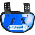 thumbnail image 1 of Battle Sports Youth Chrome Protective Football Back Plate - Blue, 1 of 1