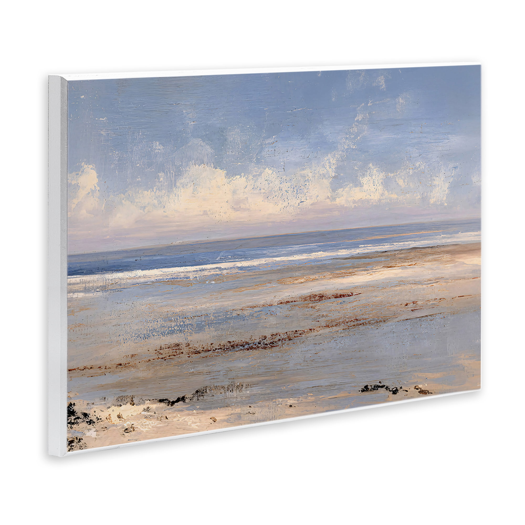 Stupell Industries Rustic Ocean Horizon Impression Wall Plaque Art, design by Jacky Ngan