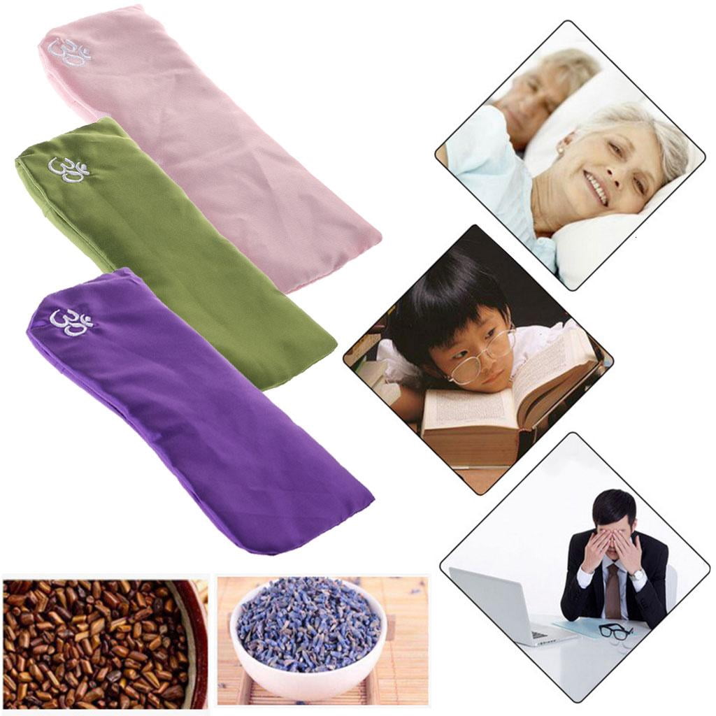 LIANXUE Yoga Eye Pillow Silk Cassia Seed Lavender Relaxation Mask Aromatherapy