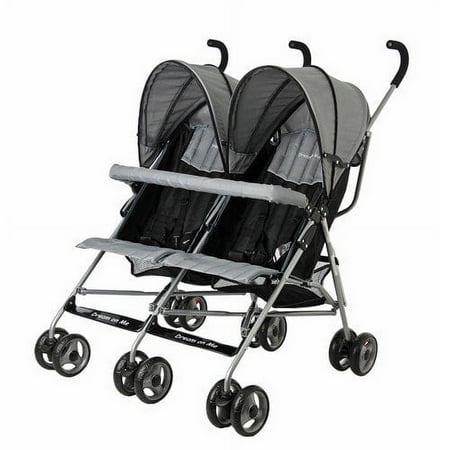 Dream On Me, Twin Umbrella Stroller, Gre