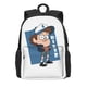 thumbnail image 2 of Mochila de Anime Dipper Pines Gravity Falls para mujer, mochila informal 3D para estudiantes, mochila para ordenador portátil, mochila grande para adolescentes, 2 of 5