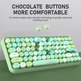 Wireless Bluetooth Keyboard, Mini Portable 84-Key Typewriter Retro ...
