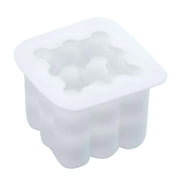 Candle Molds Silicone 3D Rubiks Cubes For Candle Making Silicone Soap Mold Craft