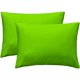 thumbnail image 1 of Chenchen Soft 100% Egyptian Cotton Zipper Closure Pillowcases, Cozy and Lightweight Pillow Case, Set of 2, Patrick's Day, Green, King, 20" x 36", 1 of 1