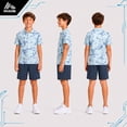 thumbnail image 2 of RBX Boys Short Set Moisture Wicking Golf Polo Shirt and Shorts Athletic Outfit for Sports 2 Piece, 2 of 7