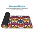 thumbnail image 5 of Disketp Gaming Mouse Pad Fox Face Pattern Large Mouse Mat Long Extended Desk Pad Non-Slip Rubber Mice Pads Stitched Edges Thin Pad (11.8x31.5 Inch), 5 of 8