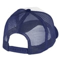 thumbnail image 5 of Falari 5-Panel Mesh Baseball Cap, Trucker Hat, Structured Plain Design, Cotton, Adjustable Size - Navy & Navy, 5 of 7