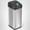 Brushed Silver, variant on iTouchless 13 Gallon Sensor Trash Can with Lid, Pet Lock & Odor Filter, Patented Automatic 50L Stainless Steel Kitchen Garbage Bin, Touchless Motion Activated, Fingerprint-Proof Wastebasket, Silver