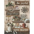 thumbnail image 6 of Sps ssion Artist Be Joyful Wall Art 12"x16" Framed Farmhouse Canvas Art Prints, 6 of 6