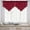 Rouge, variante sur Rideaux de Cuisine, Staron 2026 Rideaux Courts Élégants Verts à Franges, Décoration de Fenêtre Triangulaire en Polyester à Passe-Tringle pour Salon Salle à Manger Chambre, Rouge