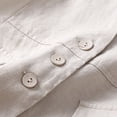 thumbnail image 3 of Gilet Sans Manches en Denim Coton et Lin pour Femmes, Tendance Décontractée, Cardigan Sans Manches en Denim, 3 of 9