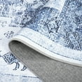 thumbnail image 5 of Large Machine Washable Area Rug Living Room Rugs, Soft Indoor Floral Stain Resistant Non Slip Thin Carpet for Under Dining Table Bedroom Nursery Home Office, 5*7/8*10/9*12 ft, 5 of 7