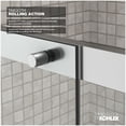 thumbnail image 5 of Kohler K-709062-D3 Gradient Frameless Sliding 58-1/16" X 59-5/8" Shower Door - Silver, 5 of 7