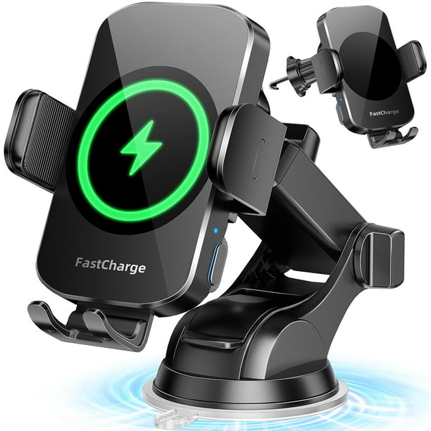 Cargador de coche inalámbrico BothLin 3 en 1, soporte para teléfono Fast Charge