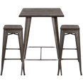 thumbnail image 4 of Ensemble de bar industriel Oregon, de LumiSource, 4 of 6