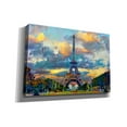 thumbnail image 2 of Epic Graffiti 'Paris France Eiffel Tower from Champ de Mars' by Pedro Gavidia, Canvas Wall Art, 26"x18", 2 of 2