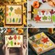 thumbnail image 5 of Troqueles metálicos de hojas de otoño, troqueles de hojas de arce y ginkgo, plantilla para repujado de setas de avellana, plantilla para scrapbooking, 5 of 9
