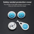 thumbnail image 3 of 1~8pcs Set Russian Eu European Euro Security Child Electric Socket Outlet Plug Two Phase Safe Protection Lock Cover Baby Safety Baby Monitors, 3 of 5