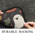 thumbnail image 6 of Halloween Pumpkin Ghost Non Slip Washable Door Mat Pumpkin Spooky Doormat Funny Outdoor Inside Floor Rugs Crystal Velvet 30x17 Inches, 6 of 7