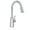 Chrome, variant on Moen Riley Spot Resist Stainless One-Handle Modern Pulldown Kitchen Faucet Featuring Power Clean and Reflex Docking System for the Spray Head