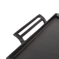 thumbnail image 5 of DecMode 21" x 18" Black Aluminum Metal Square Tray with Handles, 1-Piece, 5 of 9