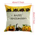 thumbnail image 3 of Jusqu'à 65% de Réduction SMihono Halloween Coton Housse de Coussin Housse de Coussin Canapé Decor, 3 of 3